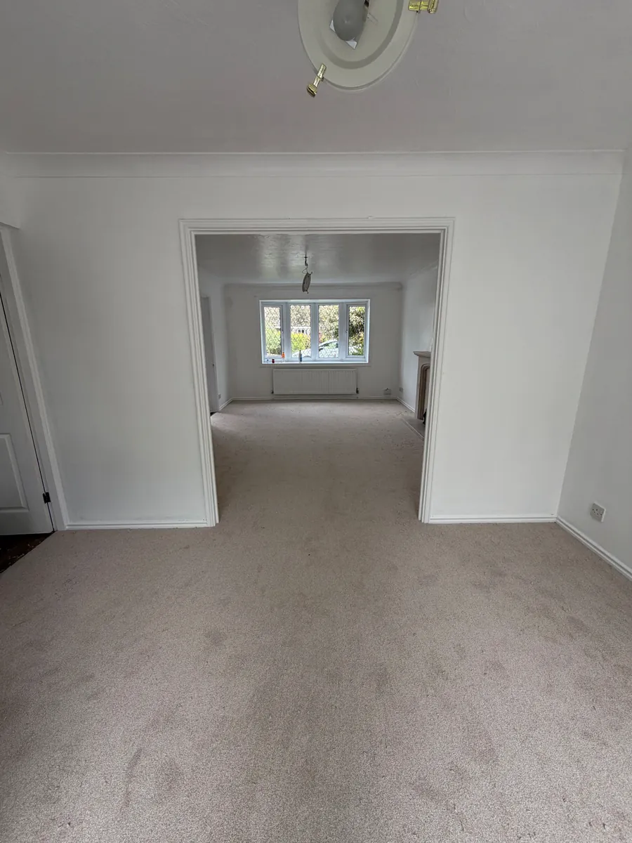 Through lounge diner carpet fitted in a Yarm house