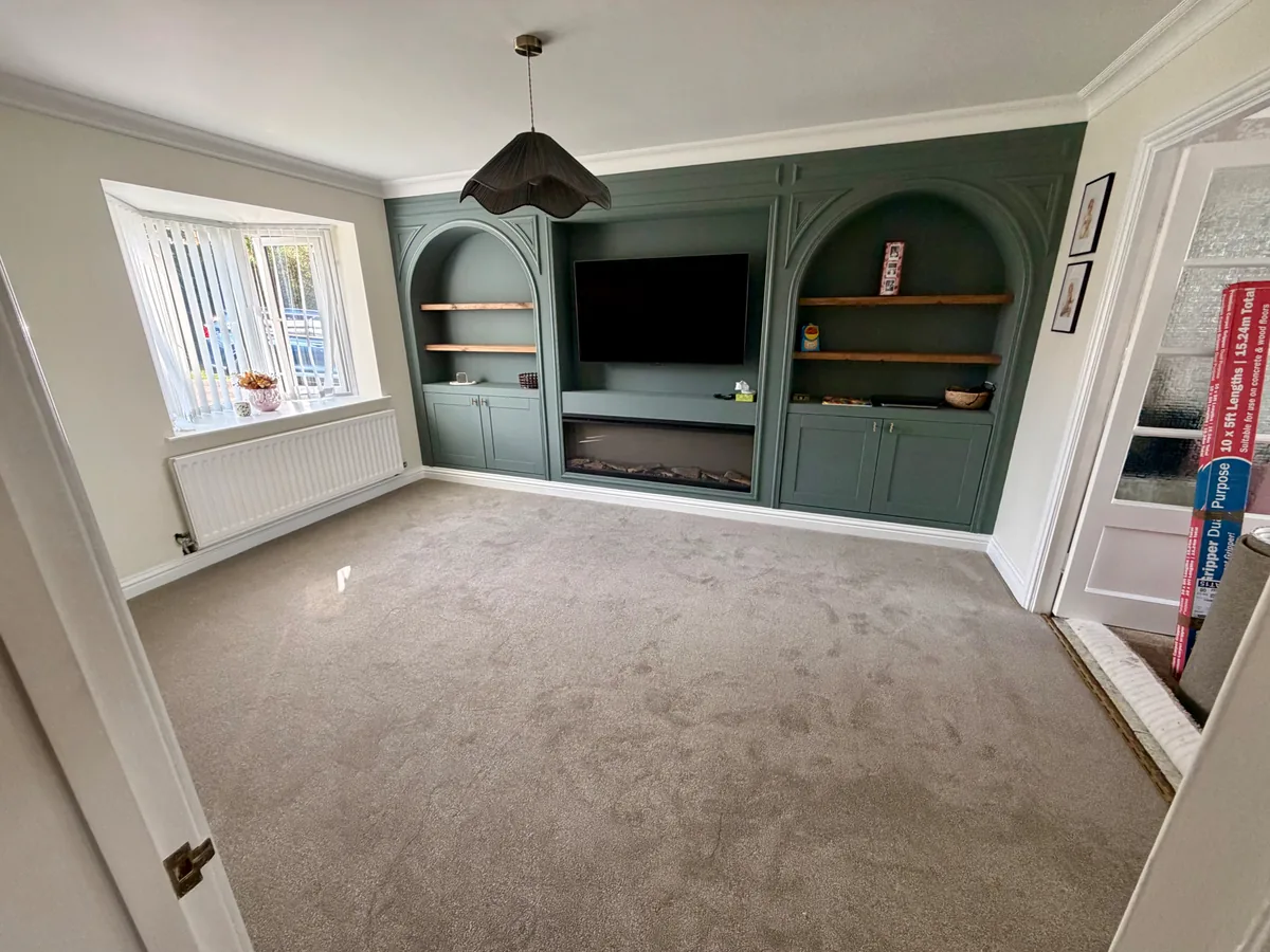 Grey lounge carpet fitted in Durham