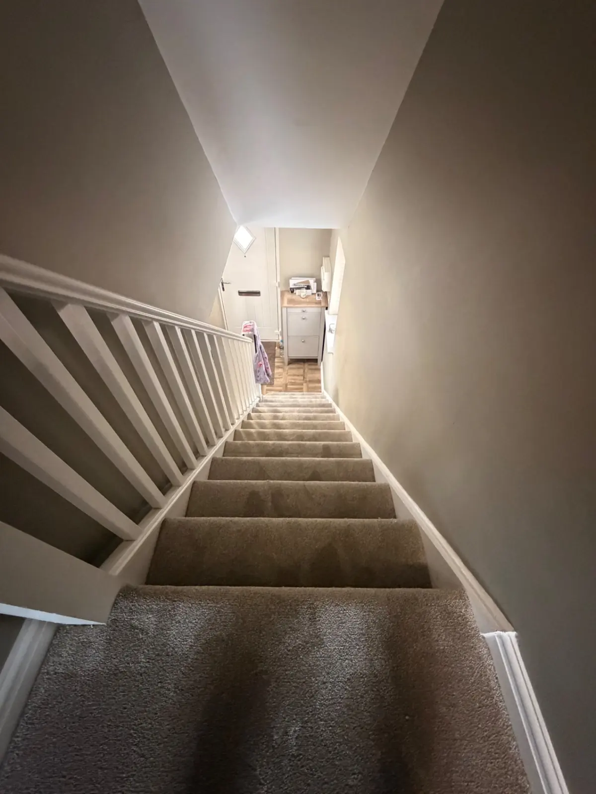 Stairs and landing carpet completed in Chilton